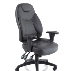 Galaxy Medium Back Task Operator Office Chair with Adjustable Arms - image 3