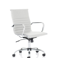 Nola Black Leather Executive Office Chair with Arms - image 4