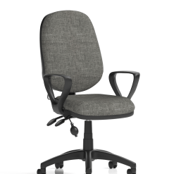 Eclipse Plus II Medium Back Task Operator Office Chair With Pump Lumbar - image 6