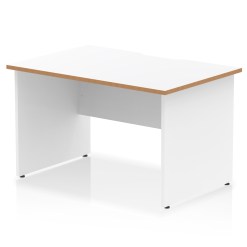 Impulse Scalloped Edge 1200mm Straight Desk Panel End Leg - image 7