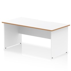 Impulse Scalloped Edge 1600mm Straight Desk Panel End Leg - image 7