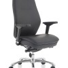 Domino High Back Black Ergonomic Posture Chair with Arms and Headrest