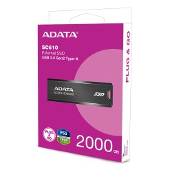 ADATA SC610 2 TB USB Type-A 3.2 Gen 2 (3.1 Gen 2) Black