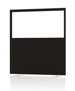 Impulse Plus Oblong Half Vision Floor Screen - 1500mm High