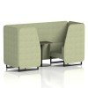 Brixworth Booth With Black Table In Single Tone