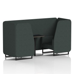 Brixworth Booth With Black Table In Single Tone - image 2