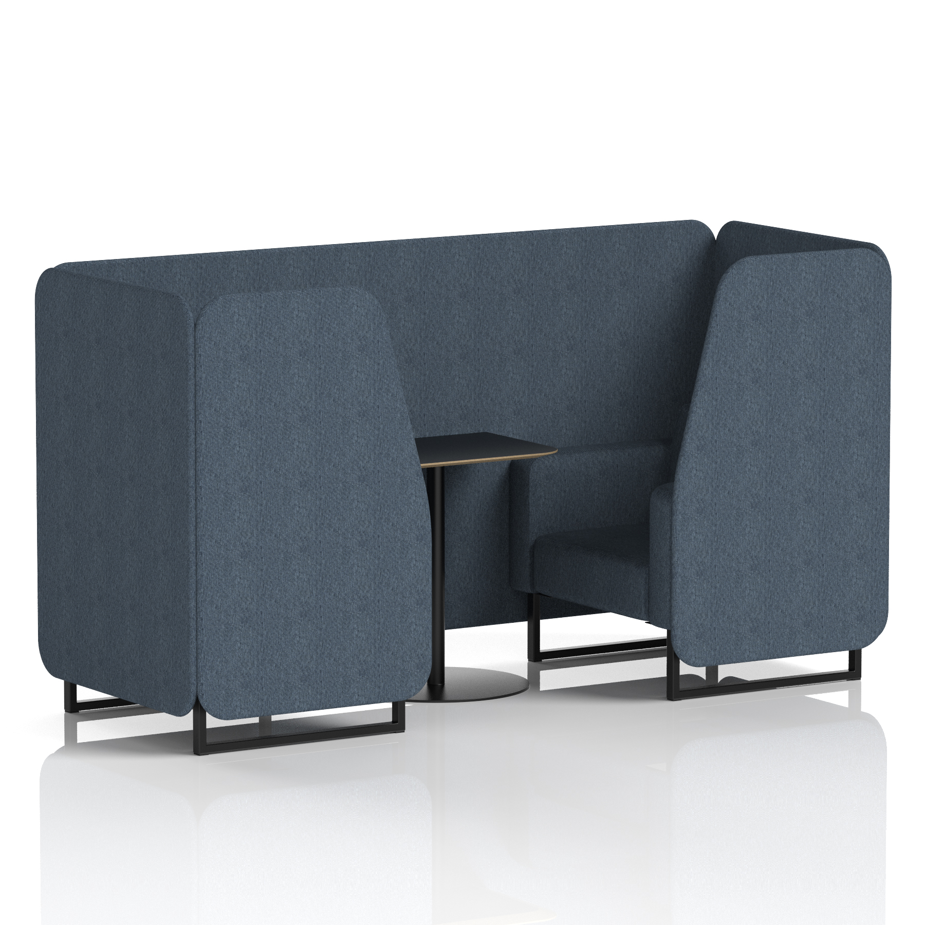 Brixworth Booth With Black Table In Single Tone - image 3