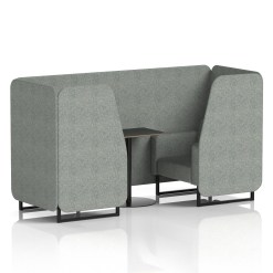Brixworth Booth With Black Table In Single Tone - image 5