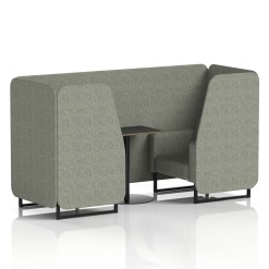 Brixworth Booth With Black Table In Single Tone - image 6