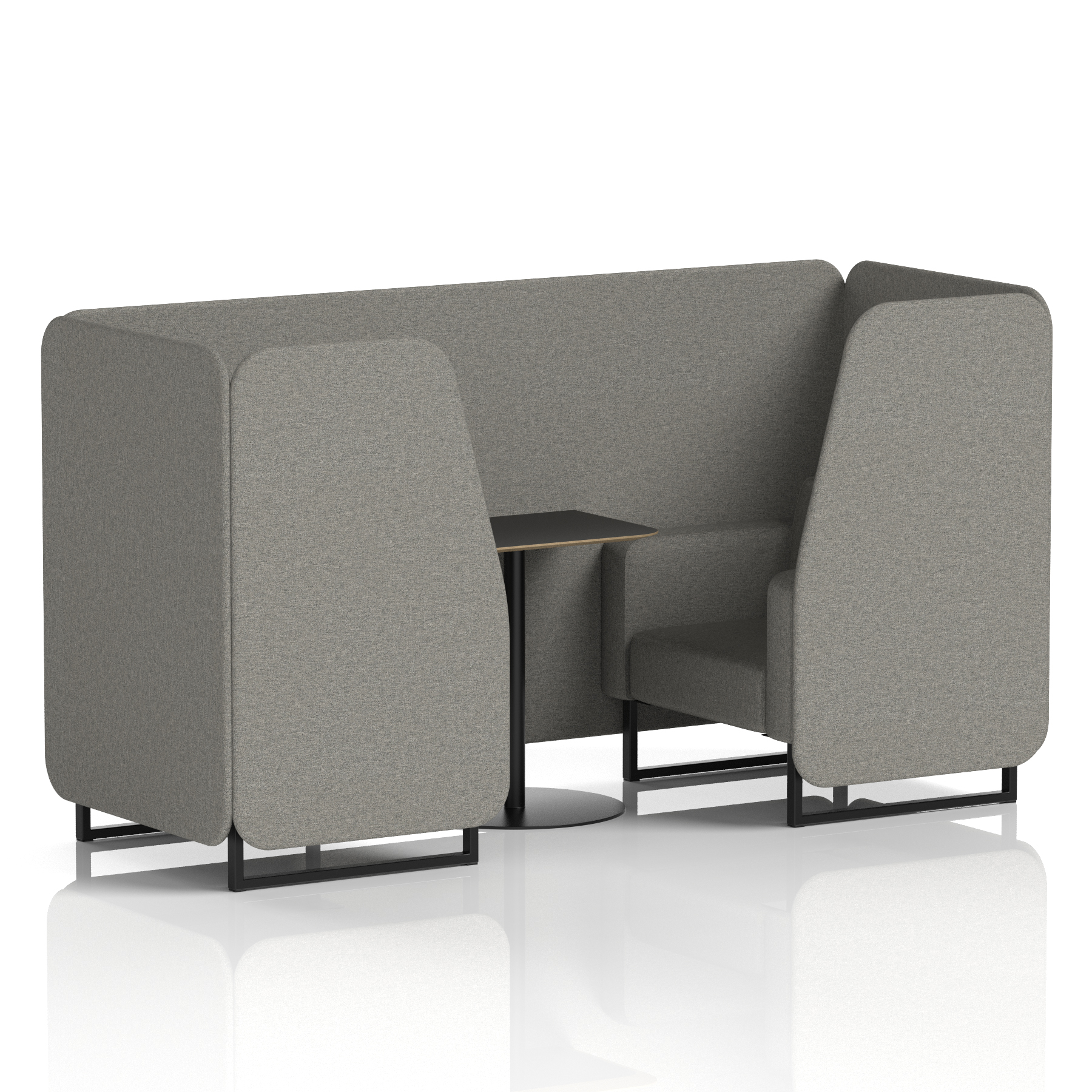 Brixworth Booth With Black Table In Single Tone - image 10