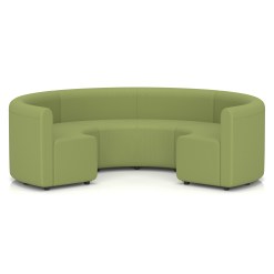 Mawsley Modular Seating Set - Circular Booth
