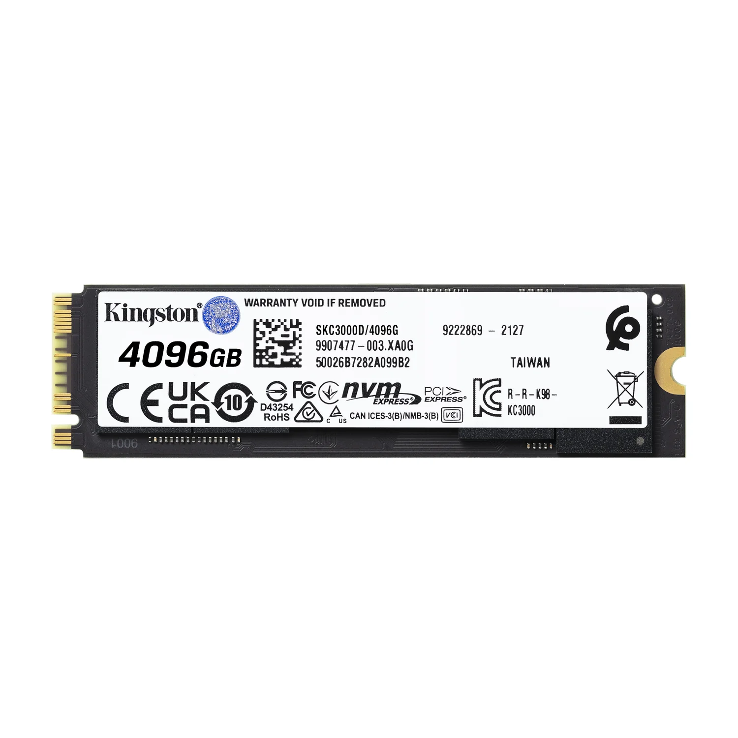 Kingston Technology 4096G KC3000 M.2 2280 NVMe SSD - image 2
