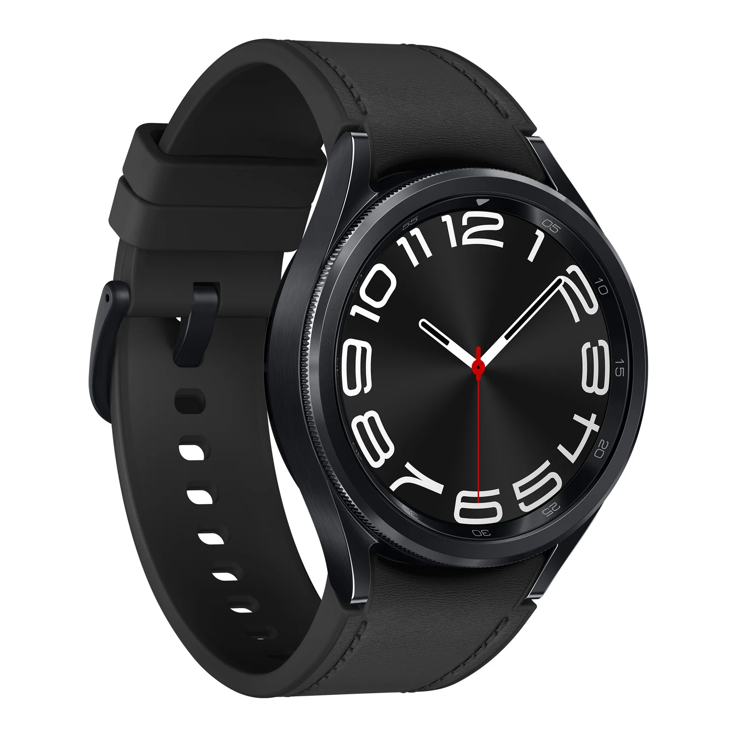 Samsung Galaxy Watch6 Classic SM-R955FZKAEUA smartwatch / sport watch 3.3 cm (1.3") OLED 43 mm Digital 432 x 432 pixels Touchscreen 4G Black Wi-Fi GPS (satellite)