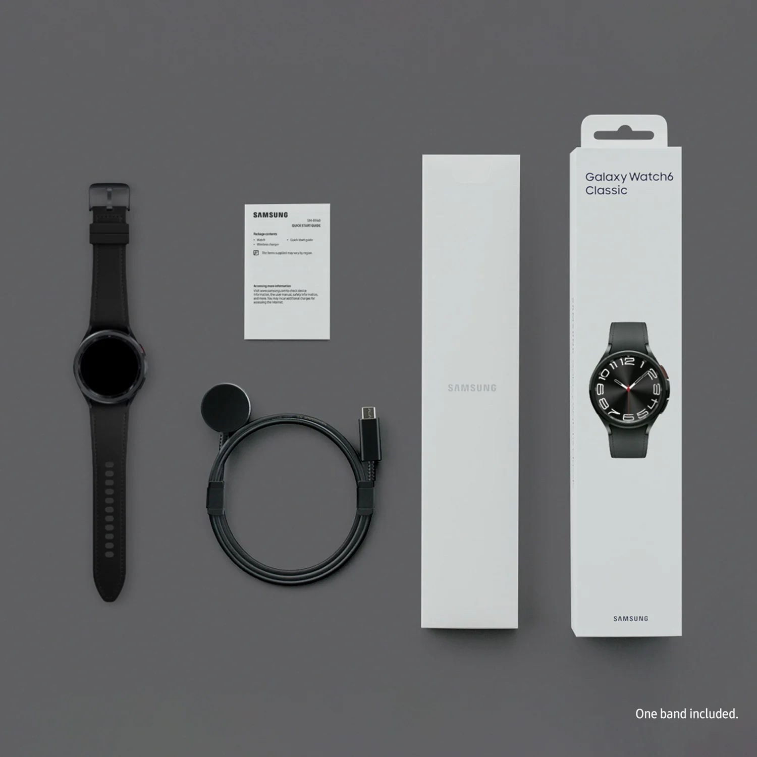 Samsung Galaxy Watch6 Classic SM-R955FZKAEUA smartwatch / sport watch 3.3 cm (1.3") OLED 43 mm Digital 432 x 432 pixels Touchscreen 4G Black Wi-Fi GPS (satellite)