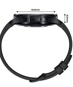 Samsung Galaxy Watch6 Classic SM-R960NZKAEUA smartwatch / sport watch 3.81 cm (1.5") OLED 47 mm Digital 480 x 480 pixels Touchscreen Black Wi-Fi GPS (satellite)