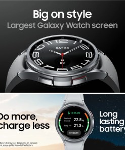 Samsung Galaxy Watch6 Classic SM-R960NZKAEUA smartwatch / sport watch 3.81 cm (1.5