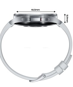 Samsung Galaxy Watch6 Classic SM-R960NZSAEUA smartwatch / sport watch 3.81 cm (1.5") OLED 47 mm Digital 480 x 480 pixels Touchscreen Black Wi-Fi GPS (satellite)
