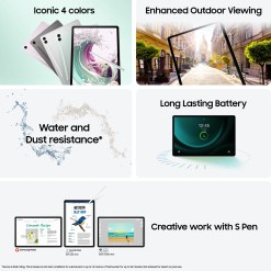 Samsung Galaxy Tab S9 FE Samsung Exynos 256 GB 27.7 cm (10.9
