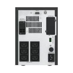 APC Easy UPS 1 Ph Line Interactive, 1500VA, Tower, 230V, 6 IEC C13 outlets, AVR, Dry Contact, LCD, W/O Network Card support - image 2