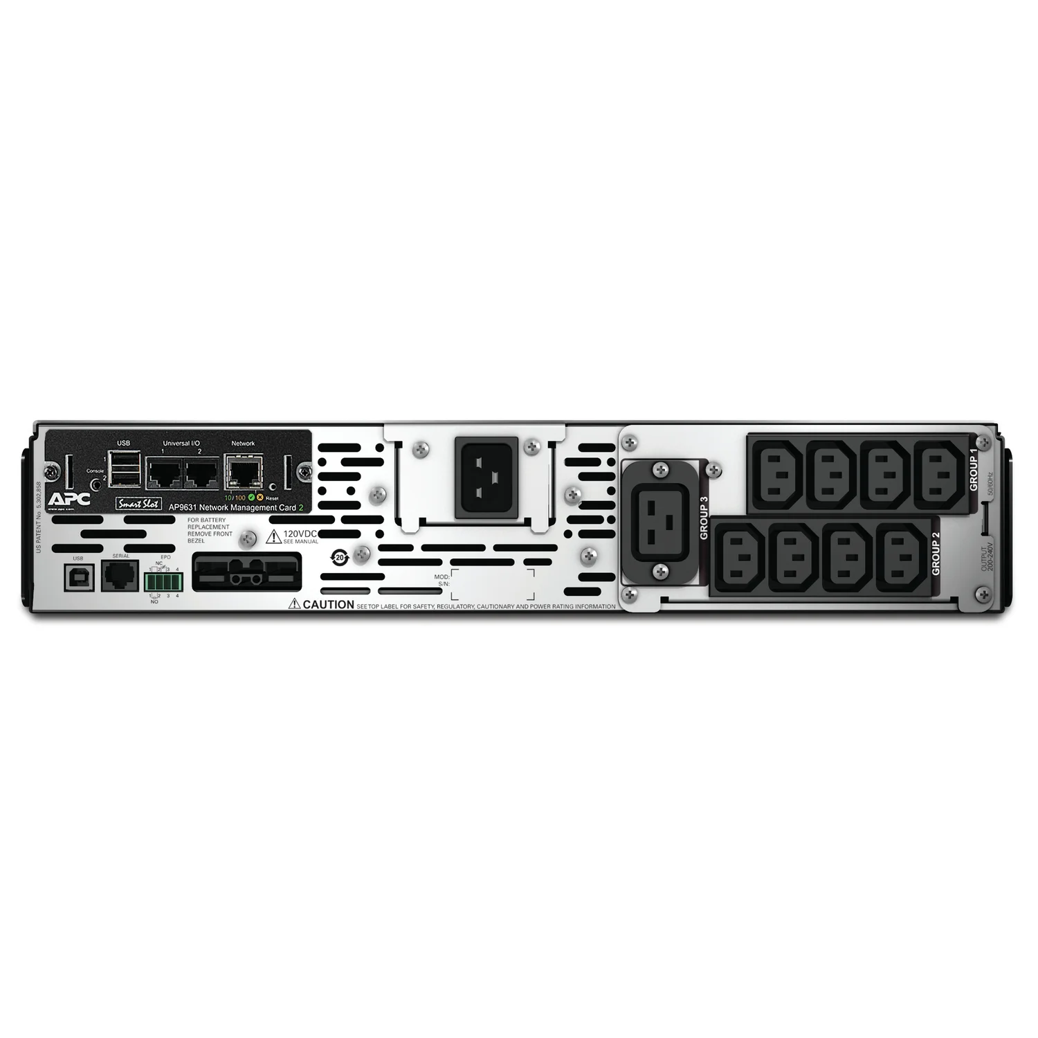 APC Smart-UPS X SMX3000RMHV2UNC - 3000VA, 8x C13, 1x C19 outlet, USB, expandable runtime, NMC - image 2