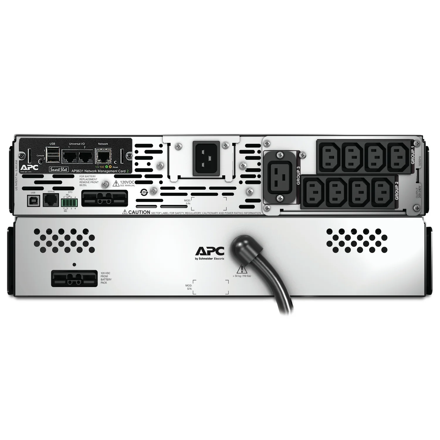 APC Smart-UPS X SMX3000RMHV2UNC - 3000VA, 8x C13, 1x C19 outlet, USB, expandable runtime, NMC - image 8