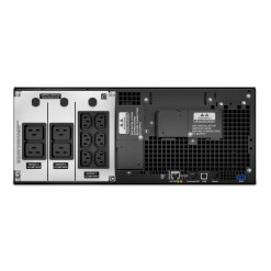 APC Smart-UPS On-Line SRT6KRMXLI - 6kW/VA, 6x C13 + 4x C19 + hardwire 1 phase output, rack mountable, Embedded NMC - image 2