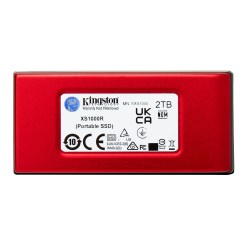 Kingston Technology 2TB XS1000 Red External USB 3.2 Gen 2 Portable Solid State Drive - image 2