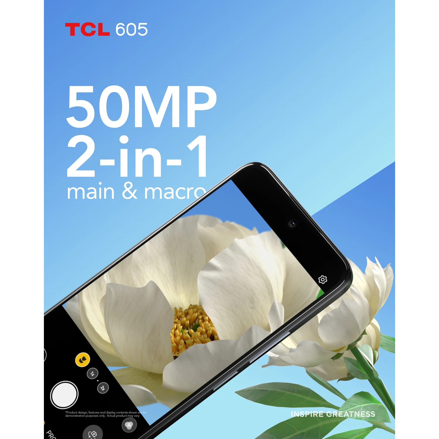 TCL 605 16.9 cm (6.67") Dual SIM Android 15 4G USB Type-C 4 GB 128 GB 5200 mAh Black