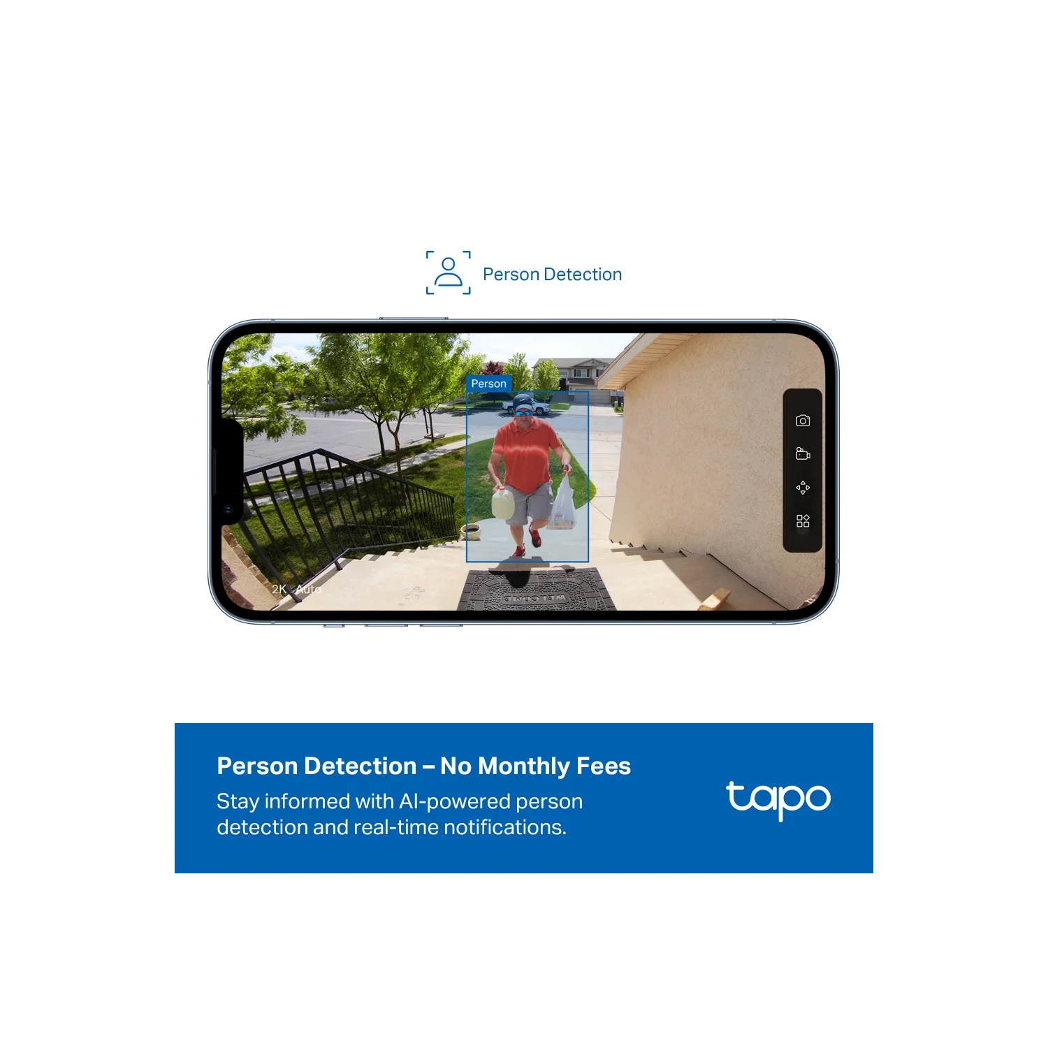 Tplink TP-Link Tapo TC80 security camera Bullet IP security camera Outdoor 1920 x 1080 pixels Ceiling/Wall/Pole - image 6