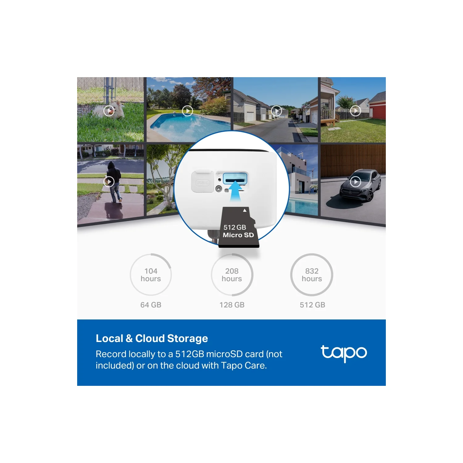 Tplink TP-Link Tapo TC80 security camera Bullet IP security camera Outdoor 1920 x 1080 pixels Ceiling/Wall/Pole - image 9