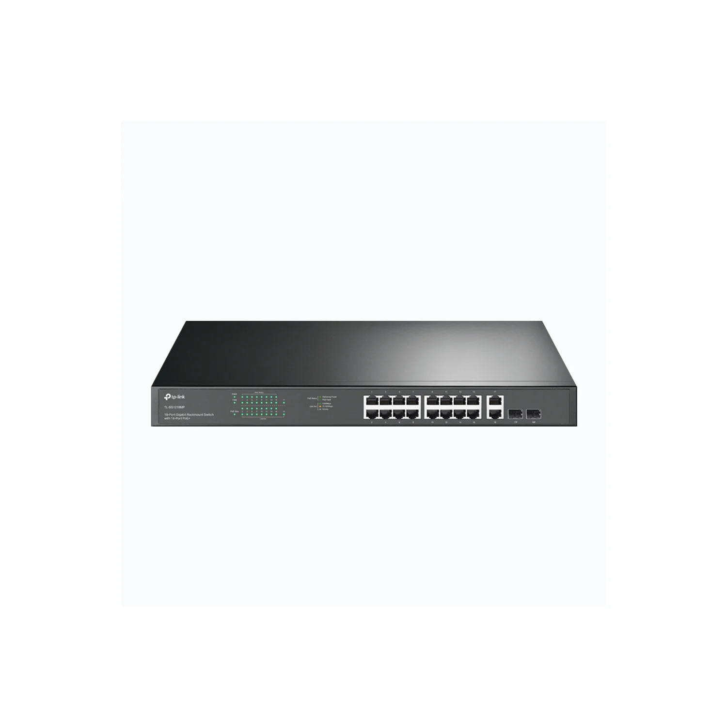 Tplink TP-Link 18-Port Gigabit Rackmount Switch with 16 PoE+