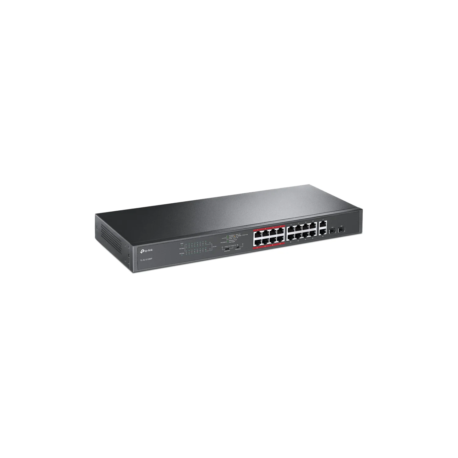 Tplink TP-Link 16-Port 10/100Mbps + 2-Port Gigabit Unmanaged PoE Switch - image 2