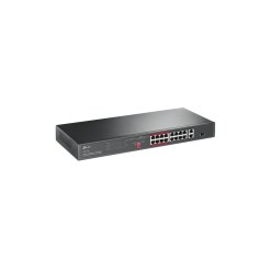 Tplink TP-Link 16-Port 10/100 Mbps + 2-Port Gigabit Rackmount PoE Switch with 16-Port PoE+ - image 2