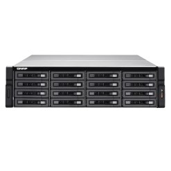 QNAP TS-EC1680U R2 NAS Rack (3U) Intel® Xeon® E3 V3 Family E3-1246V3 4 GB DDR3 0 TB QNAP Turbo System Aluminium, Black