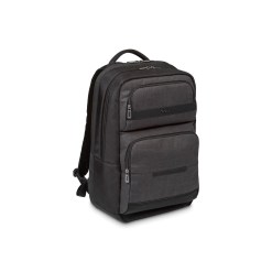 Targus CitySmart backpack Casual backpack Black, Grey Faux leather, Polyurethane (PU)