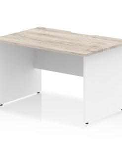 Impulse Scalloped Edge 1200mm Straight Desk Panel End Leg