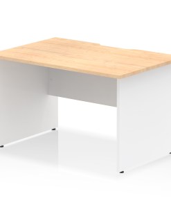 Impulse Scalloped Edge 1200mm Straight Desk Panel End Leg
