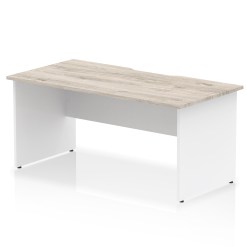 Impulse Scalloped Edge 1600mm Straight Desk Panel End Leg - image 9