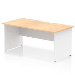 Impulse Scalloped Edge 1600mm Straight Desk Panel End Leg - image 10