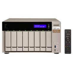 QNAP TVS-873 NAS Tower AMD Embedded R-Series SoC RX-421BD 16 GB DDR4 0 TB QNAP Turbo System Gold
