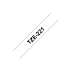 Brother TZE-221 label-making tape Black on white