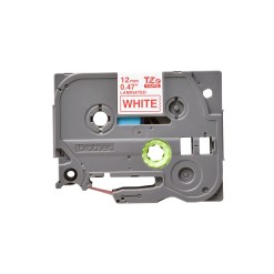Brother TZE-232 label-making tape Red on white - image 2