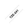 Brother TZE-241 label-making tape Black on white