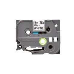 Brother TZE-251 label-making tape Black on white - image 2