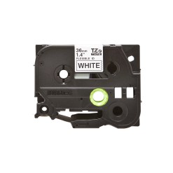 Brother TZE-FX261 label-making tape Black on white - image 2