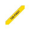 Brother TZE-FX621 label-making tape Black on yellow