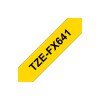 Brother TZE-FX641 label-making tape Black on yellow TZ