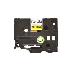Brother TZE-FX651 label-making tape Black on yellow TZ - image 2