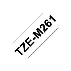 Brother TZE-M261 label-making tape Black on white