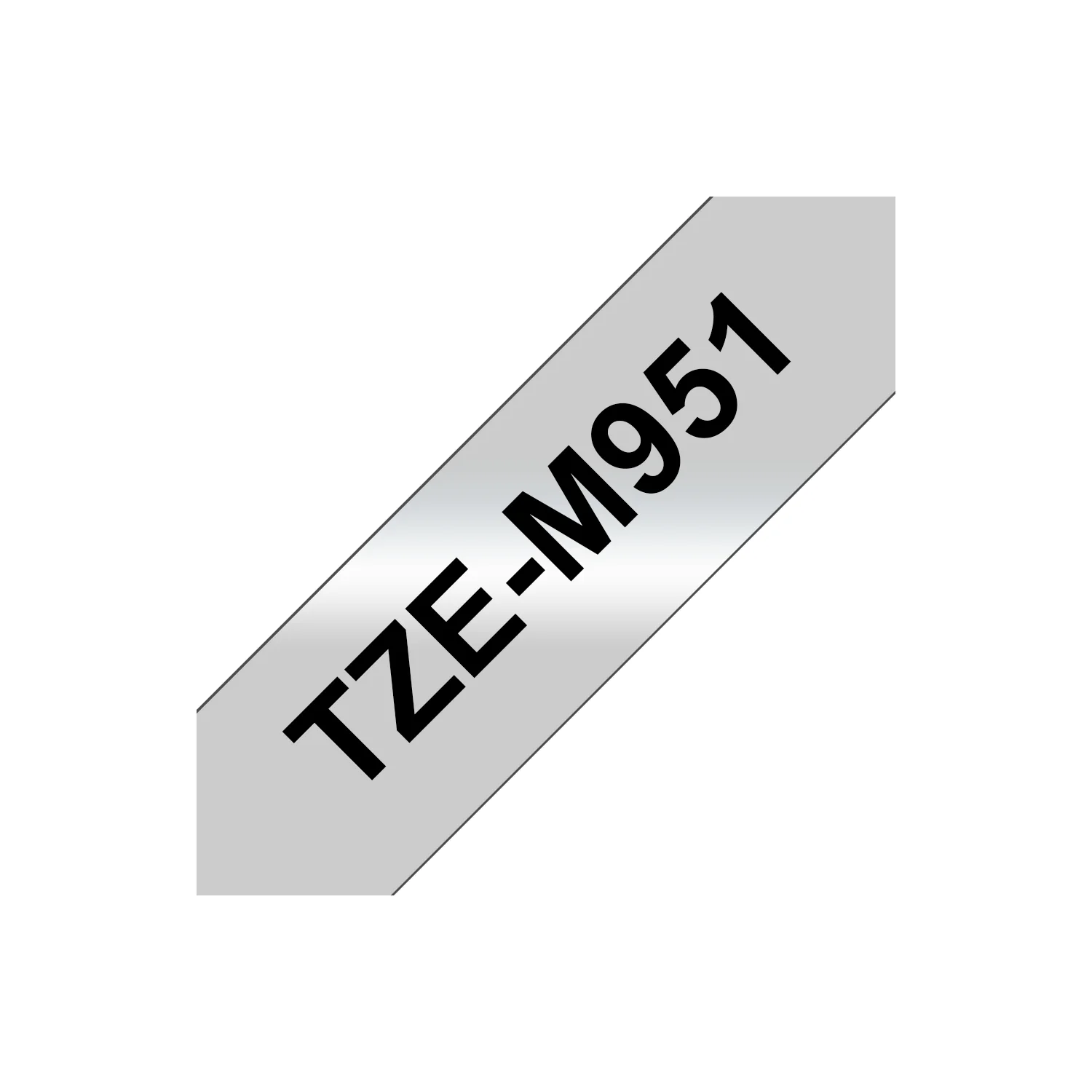 Brother TZE-M951 label-making tape Black on silver